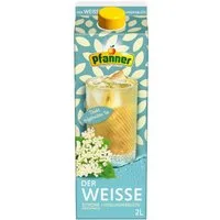 Pfanner Tee, Pfanner Der Weisse Tee mit Zitronen-Holunderblütengeschmack 2000ml