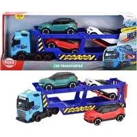 Dickie Toys Spielzeug-LKW Volvo Auto-Transporter FH 16, mit Licht und Sound, inkl. 3 Volvo Fahrzeugen