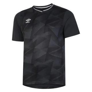 Umbro - "Triassic" Trikot für Herren kurzärmlig (Schwarz/Kohlen-Schwarz)