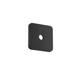 hansgrohe Axor Citterio C Wandrosette 28801670 120/120 softsquare, mattschwarz