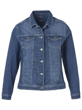 VIA APPIA DUE - Jacke Kragen 1/1 Arm Jeans jeans dunkelblau - Gr. - 50