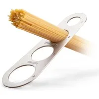 FACKELMANN Teigportionierer Spaghettimaß, Pasta-Portionierer, Nudelmessgerät, Edelstahl