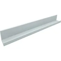 Meinposten Bilderleiste Fotoleiste Schweberegal Holzregal Wandregal Bücherregal Wandboard, (1 St), von Vorne sind die Schrauben nicht sehen