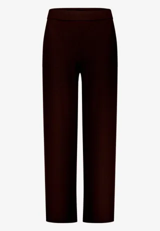 zero - Stoffhose in 7/8-Länge braun - Gr. - 34