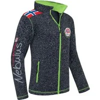Nebulus Fleecejacke NORKY, P4942 - Herren, navy meliert, M