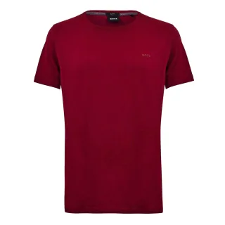 Boss - "Tessler 33" T-Shirt für Herren, Regulär (Dunkelrot)