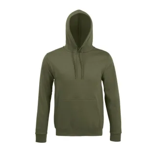 SOLS Snake Unisex Sweatshirt mit Kapuze (Dunkelgrün)