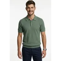 Jack & Jones Polokragenpullover JPRBLURILEY KNIT POLO SS SN Baumwolle, regular fit