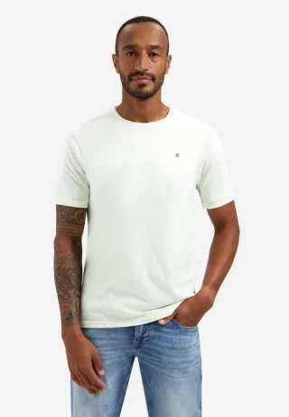 No Excess - T-Shirt Crewneck Slub seagreen - Gr. - XXL