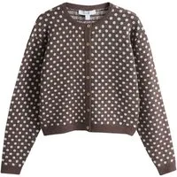 Next Cardigan Strickjacke mit Rundhalsausschnitt, Snoopy (1-tlg)