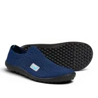 Leguano Slipper Leguanito Scio (flexible Sohle, pures Barfußgefühl) dunkelblau Barfußschuh
