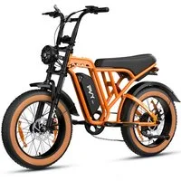 Vankel E-Bike Mountainbike Fat E-Bikes E-Fahrrad Damen u. Herren 960 WH Pedelec Max.120 km E-MBT, Kettenschaltung, Heckmotor, 960 Wh, (Beleuchtungsset mit Batterieladegerät, Batterieschlüssel, Werkzeug), 20×4.0 All-Terrain Elektrofahrrad mit Shimano 