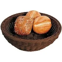 KESPER® Brotkorb Brot- und Obstkorb, rund, Kunststoffgeflecht, ø 28.5 cm, Höhe 9 cm, (1-tlg)