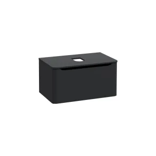 VitrA New Integra Round Waschtischunterschrank für Aufsatzwaschtisch mit 1 Vollauszug 80 Matt,70043 70043