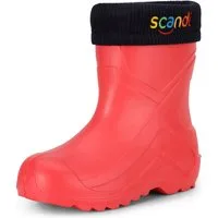 Ladeheid Kinder federleichte EVA Thermo Regenschuhe gefüttert LA-763 Gummistiefel