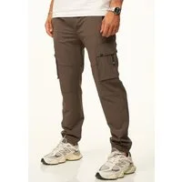 SOULSTAR Cargohose als Tech-Pants mit Cargo Taschen - Freizeithose Herren Jogger-Hose Jeans mit Gummibund & Tunnelzug Outdoorhose