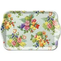 Ambiente Luxury Paper Products Tablett Dekotablett, Serviertablett, Planzen, Blumen, Tiere, Vogel, Melamin Blumen und Obst Kollektion, (1-tlg), Meer, Strand Sommer, Frühling, Herbst, Winter