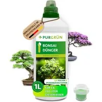 Purgrün Pflanzendünger Bonsai Dünger, NPK 3+5+7, Trockenstress, 1L, Flüssigdünger, 1-St., 1 Liter