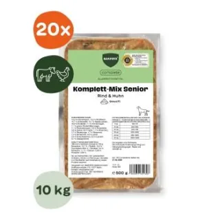 BARFER'S Komplett-Mix Senior Rind & Huhn 20x500 g