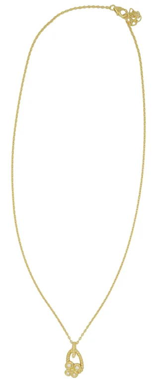 Orphelia Damen-Kette aus 925er Sterlingsilber mit Anhänger – Gold ZH-6020/2