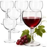 MamboCat Weinglas 6x Ballon Weingläser 190ml Wasserglas Rotweinkelch Weißwein Gastro, Glas