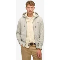 Superdry Kapuzensweatjacke ESSENTIAL LOGO ZIP HOODIE HB Baumwollmischung, slim fit
