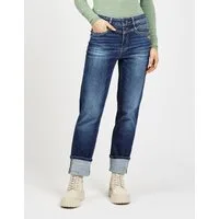 GANG Straight-Jeans 94STACY mit zusätzlicher Passe vorn