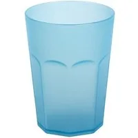 Engelland Becher Plastikbecher in modernen Neonfarben, Mehrweg, 1-tlg., Kunststoff, spülmaschinengeeignet, bruchfest, wiederverwendbar, 250 ml, 0,25 Liter