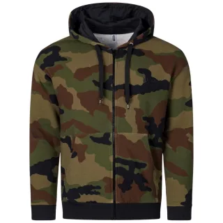 Moschino Camoflauge Grüner Kapuzenpullover