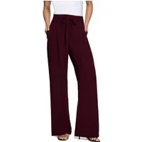 Zero Stoffhose Damen fit Hose mit Bindegürtel Material