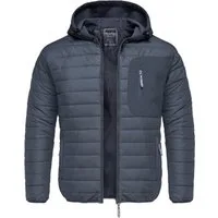 Amaci&Sons Steppjacke MACON Hybrid Steppjacke Hybrid Softshell Herren Outdoor Kapuzen Jacke