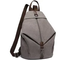 KONO Rucksack Vintage Canvas Rucksack Vintage Umhängetasche für Reise & Schule