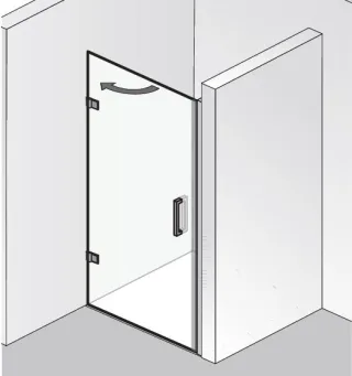 HSK Atelier Plan Pur AP.201 Drehtür Nische AP.201