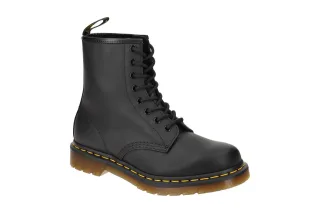 Dr. Martens 1460_D PASCAL Schwarz Gelb Echtleder Stiefel