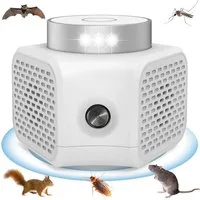 FELIXLEO Ultraschall-Tierabwehr Repel Mice, Ultrasonic Mouse Repellent, 360° Rat Repellent