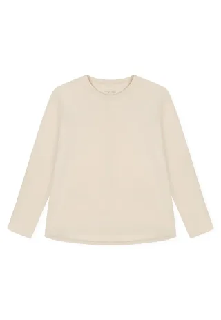 SCHIESSER - Langarmshirt champagner - Gr. - 42