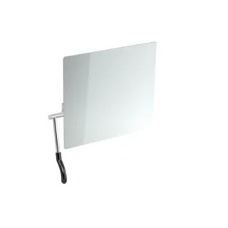 Hewi Kippspiegel 802.01.100L90 725x741x73mm, Hebel links, tiefschwarz