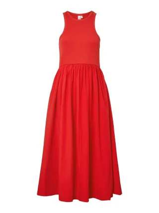 Y.A.S - YASMIRI SL LONG DRESS S. NOOS Fiery Red - Gr. - XS