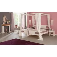 OTTO home Massivholzbett "KYOTO" Himmelbett, hohe Belastbarkeit bis 180 kg, aus zertifiziertem Massivholz
