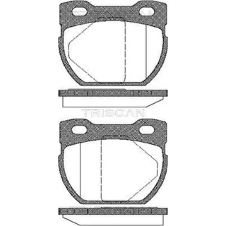 Triscan Bremsbel?ge hinten Land Rover Defender 811017013