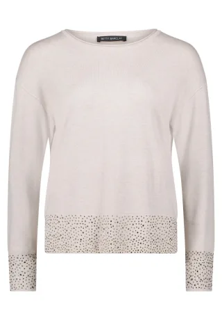 Betty Barclay - Feinstrickpullover beige - Gr. - 42