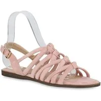 VAN HILL 21437239 TH 2NA0030901-7600HF Damen Sandalen Natur MF 39 Riemchensandale Damen Riemchensandalen Sandalen Holzoptikabsatz Sommer