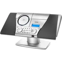 Karcher MC 6550(N) Stereoanlage (UKW (FM), 4 W, Vertikalanlage mit CD Player, Kassettendeck. UKW Radio und Wecker)