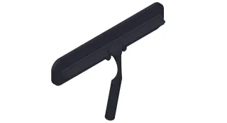 Giese Haken selbstklebend schwarz/schwarz mit Wischer, 11231-14 11231-14