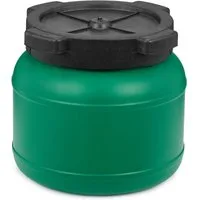 Garronda Regentonne Weithalsfass 5 Liter Plastikbehälter mit Deckel GD-0142, 5 l, (1-tlg), BPA-Frei