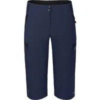 Bergson Fahrradhose VALLI Capri Damen 3/4 Radhose, robust, elastisch, Normalgrößen, peacoat blau