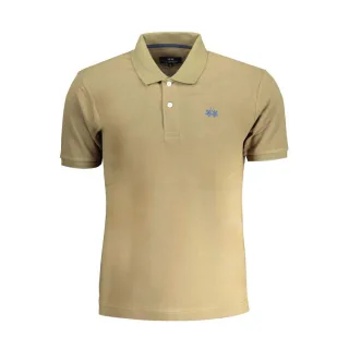 La Martina Verde Baumwoll-Herren-Polohemd