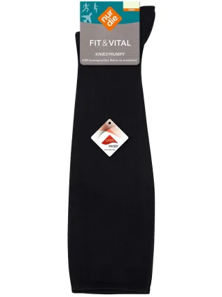 NUR DIE Herren Kniestrümpfe Fit & Vital