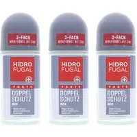 Hidrofugal Deo-Roller 3 x Hidrofugal Men Forte Doppel Schutz Deo Roll On Anti Transpirant je