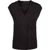 Vero Moda Kurzarmbluse VMCarrie (1-tlg) Spitze